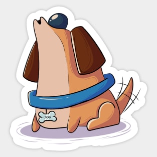 Perrito Triste (Little Sad Dog) Sticker